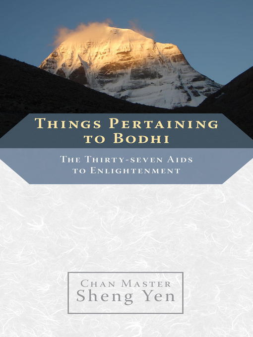 Title details for Things Pertaining to Bodhi by Chan Master Sheng Yen - Available